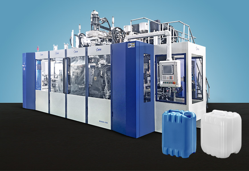 化工堆碼桶吹塑機