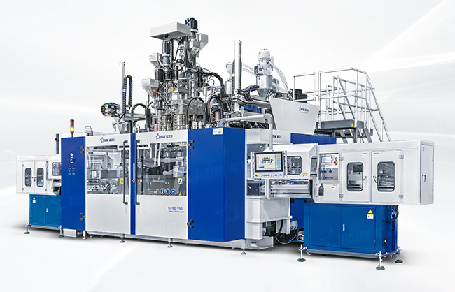 高阻隔堆碼桶吹塑機